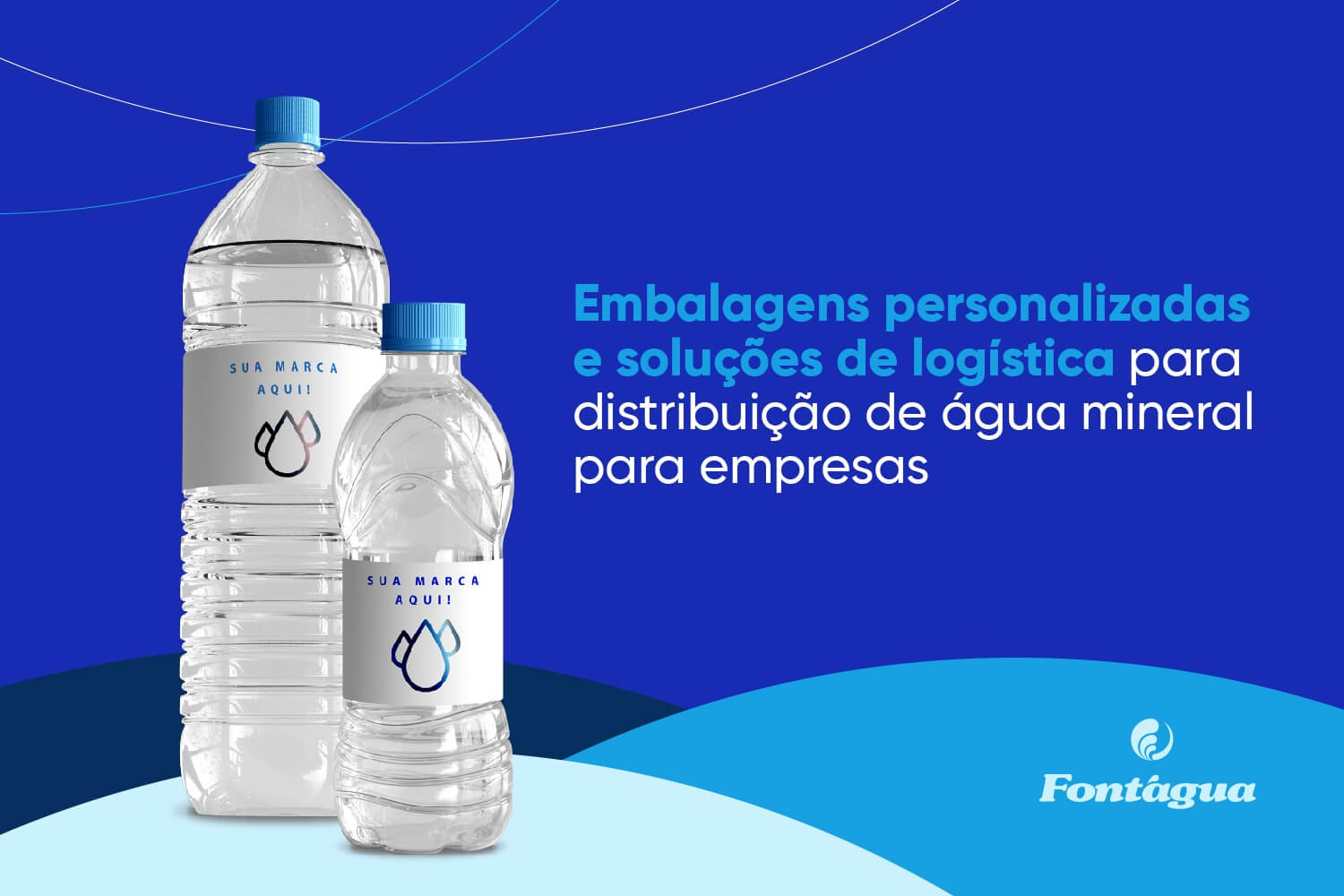 embalagens personalizadas para água